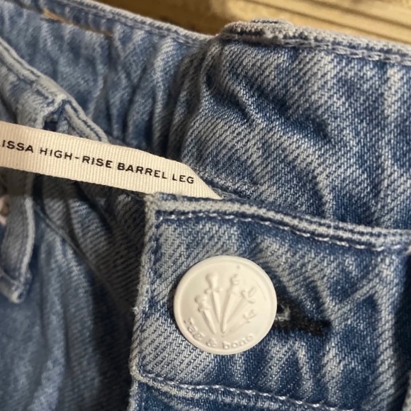 Rag & Bone Alissa High Rise Barrel Leg Jeans - Picture 4 of 9